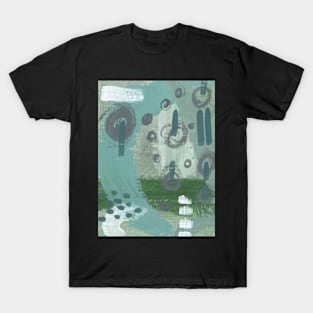 Art Acrylic artwork abstract painting T-Shirt